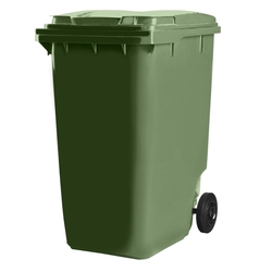 Plastová popelnice 360 l zelená