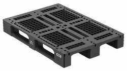 Plastová EURO paleta 1200 × 800 mm pro vysoké zatížení - mřížovaná