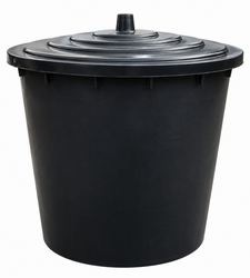 Plastová káď 500 l černá reg.