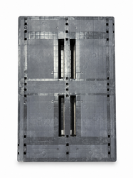 Plastová EURO paleta 1200 × 800 mm pro vysoké zatížení s plnou ložnou plochou