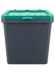 Plastový odpadkový koš Ecoplus 30 l zelený