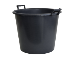 Káď 50 l černá s uchem