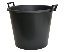 Káď 70 l černá s uchem - kopie