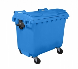 Plastový kontejner 660 l modrý