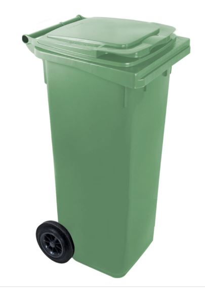 Plastová popelnice 140 l zelená