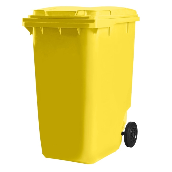 Plastová popelnice 360 l žlutá