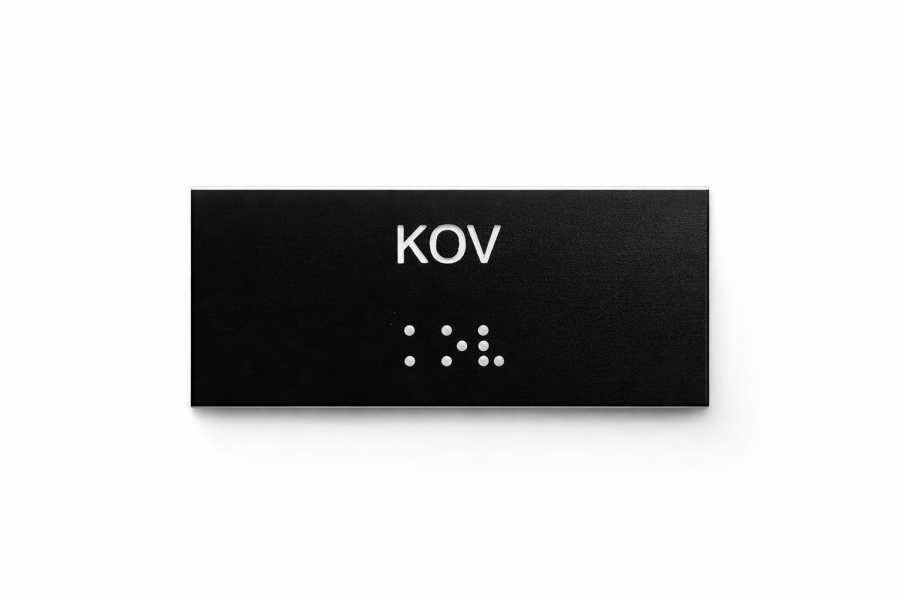 Značení druhu odpadu pro nevidomé KOV