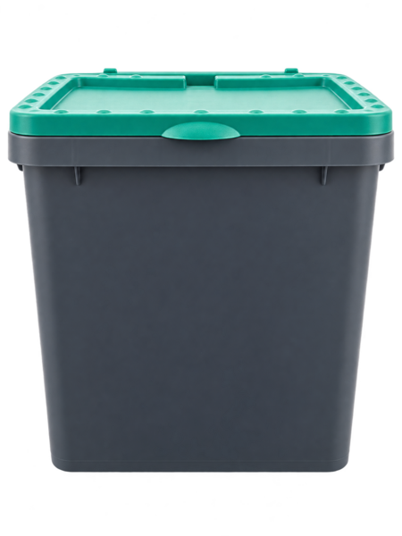 Odpadkový koš Ecoplus 30 l zelený