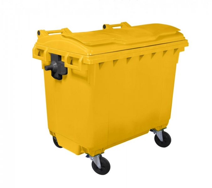 Plastový kontejner 660 l žlutý