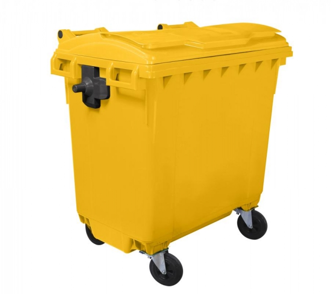 Plastový kontejner 770 l žlutý
