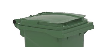 Víko na popelnici 120 l - standard